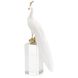 White Peacock 18.5 X 9.25 inch Sculptures