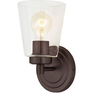 Wilshire 1 Light 5 inch Oil Rubbed Bronze Bathroom Wall Sconce Wall Light