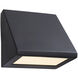 Corwin Family 1 Light 4.5 inch Matte Black Outdoor Wall Sconce in 4" D x 4.5" W x 4.5" H, EVOLV