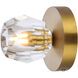 Eren 1 Light 5 inch Gold Flush Mount Ceiling Light