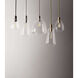 Babylon 1 Light 8 inch Satin Nickel Single Pendant Ceiling Light