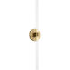 Sean Lavin Silas 2 Light 4.5 inch Burnished Brass Sconce Wall Light