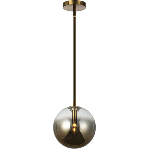 Averley 1 Light 8.75 inch Aged Gold Brass Pendant Ceiling Light