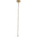 Lilo 3 Light 29 inch White and Antique Brass Chandelier Ceiling Light
