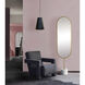 Taio 70 X 19 inch Antique Brass and White Floor Mirror