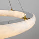 Camila LED 27 inch Brushed Brass Chandelier Ceiling Light