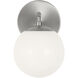 Nube LED 7 inch Brushed Nickel Vanity Light Wall Light