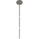 Pilar 6 Light 40 inch Brushed Nickel Chandelier Ceiling Light