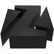 Element 68 X 36 inch Matte Black Coffee Table