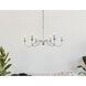 Rohan 6 Light 42 inch Polished Nickel Chandelier Ceiling Light