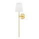 Demi LED 8 inch Aged Brass Wall Sconce Wall Light