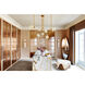 Atom LED 5.5 inch Vintage Brass Wall Sconce Wall Light