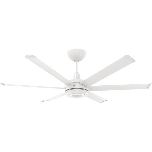 es6 60 inch White Indoor/Outdoor Ceiling Fan