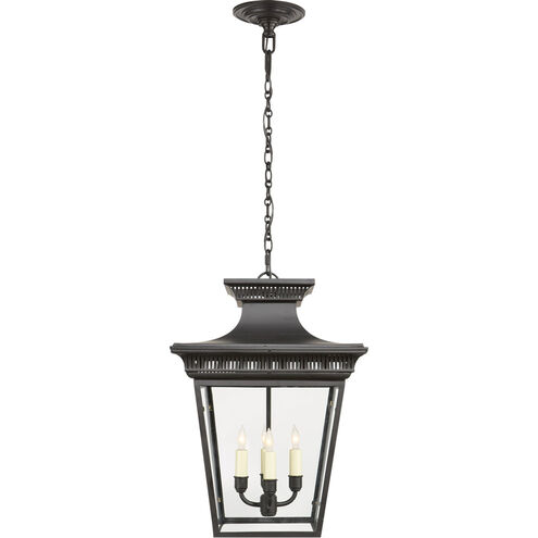 Chapman & Myers Elsinore 4 Light 14.5 inch Matte Black Lantern Pendant Ceiling Light, Medium