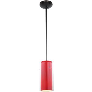 Janine 1 Light 4.75 inch Oil Rubbed Bronze Pendant Ceiling Light