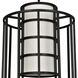 Hulton 6 Light 21 inch Matte Black Lantern Chandelier Ceiling Light