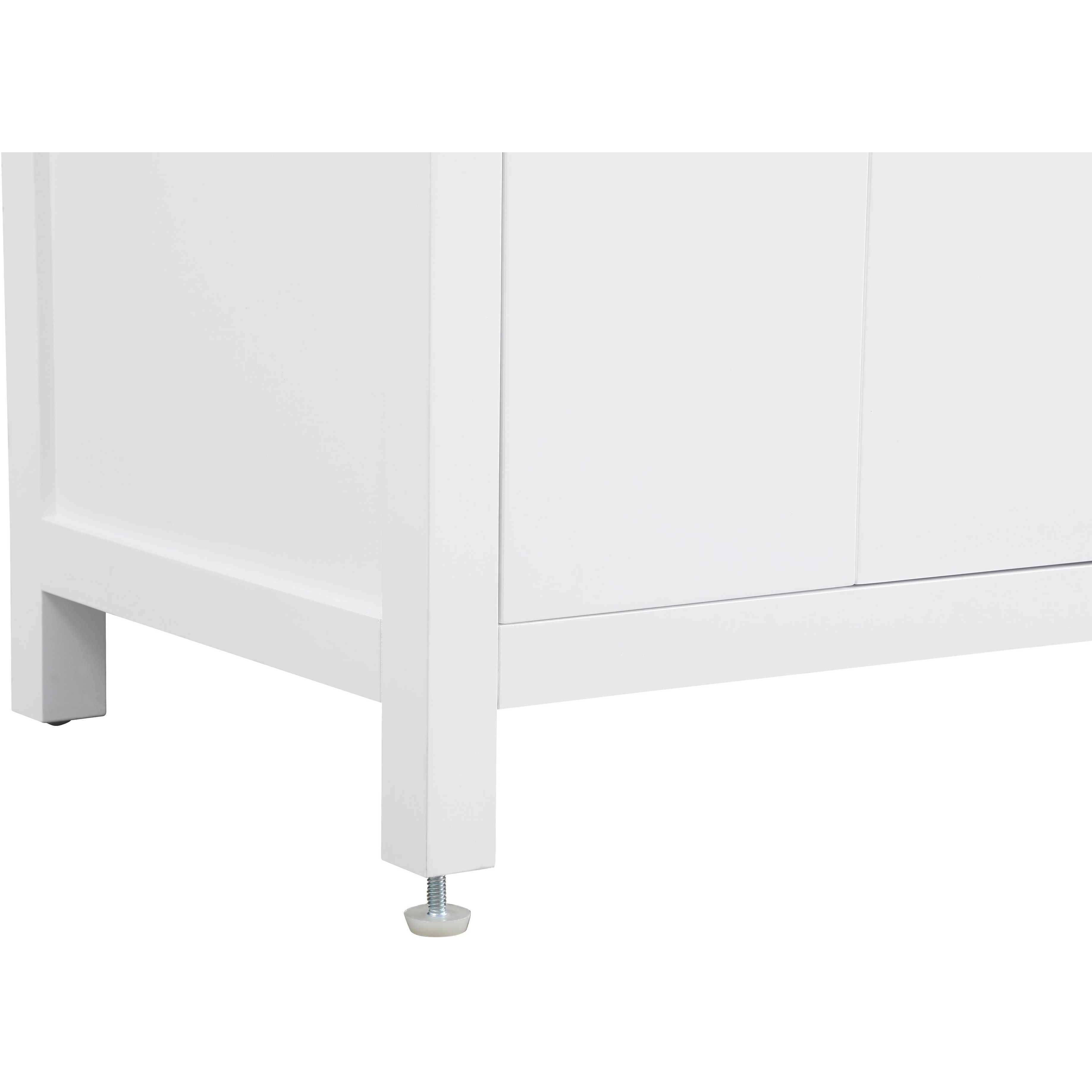 Nathan 60 X 34 inch White Bathroom Vanity Cabinet