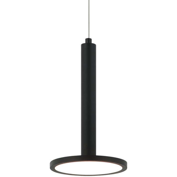 Extraterrestrial LED 5.88 inch Matte Black Pendant Ceiling Light
