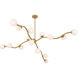 Curven 16 Light 25.75 inch Legacy Brass Chandelier Ceiling Light