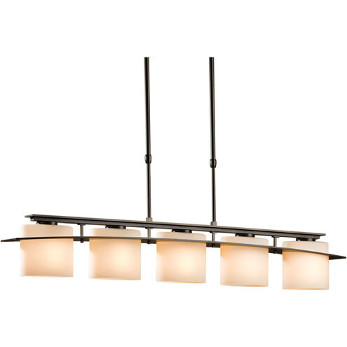Arc Ellipse 5 Light 5 inch Modern Brass Pendant Ceiling Light