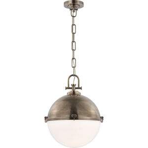 Chapman & Myers Adrian LED 17 inch Antique Nickel Globe Pendant Ceiling Light, Large