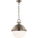 Chapman & Myers Adrian LED 17 inch Antique Nickel Globe Pendant Ceiling Light, Large