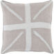 Manchester 22 X 22 inch Medium Gray/Light Gray Accent Pillow