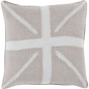 Manchester 22 X 22 inch Medium Gray/Light Gray Accent Pillow