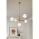 Narra 5 Light 47 inch Legacy Brass Chandelier Ceiling Light