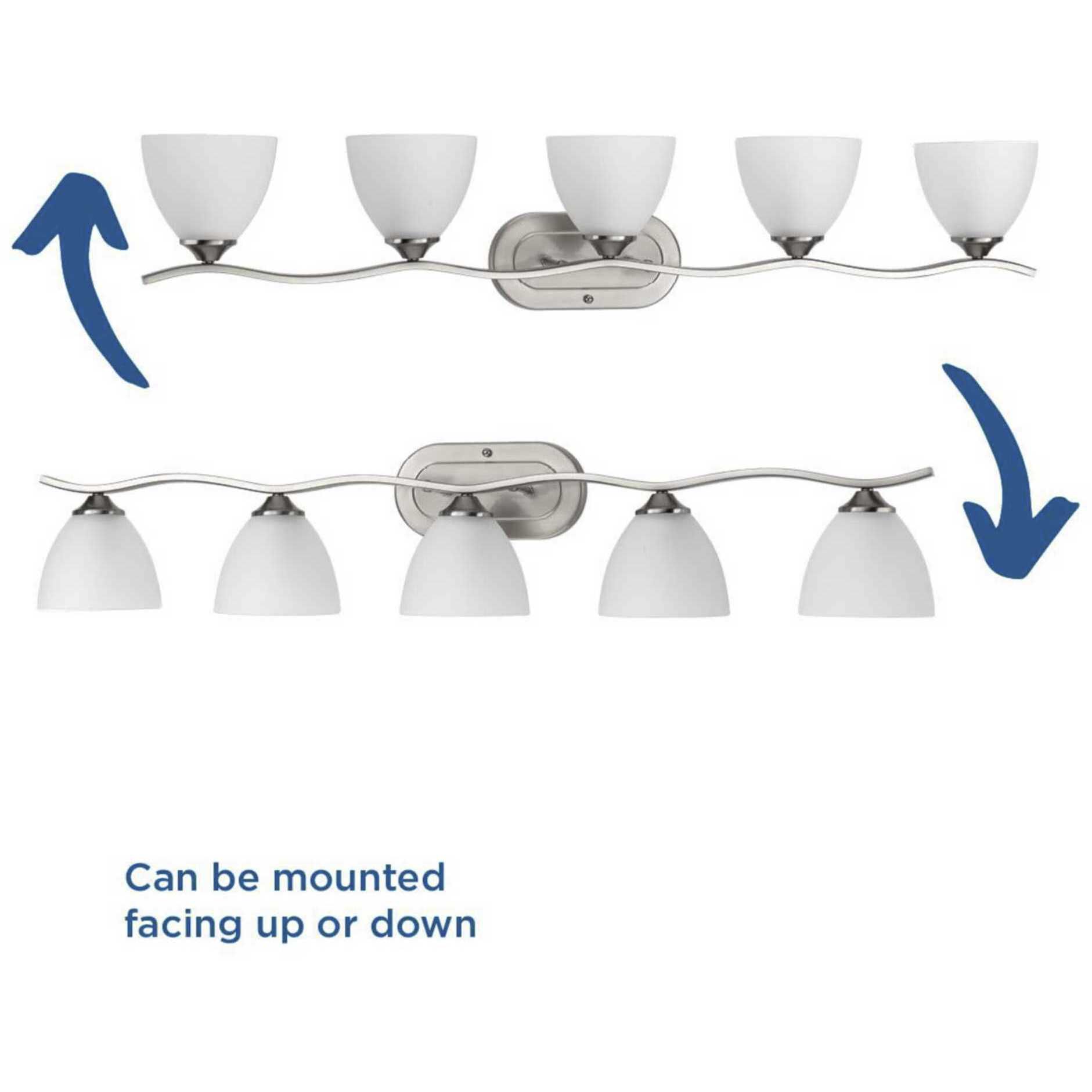 Laird 5 Light 41.63 inch Brushed Nickel Bath Vanity Wall Light