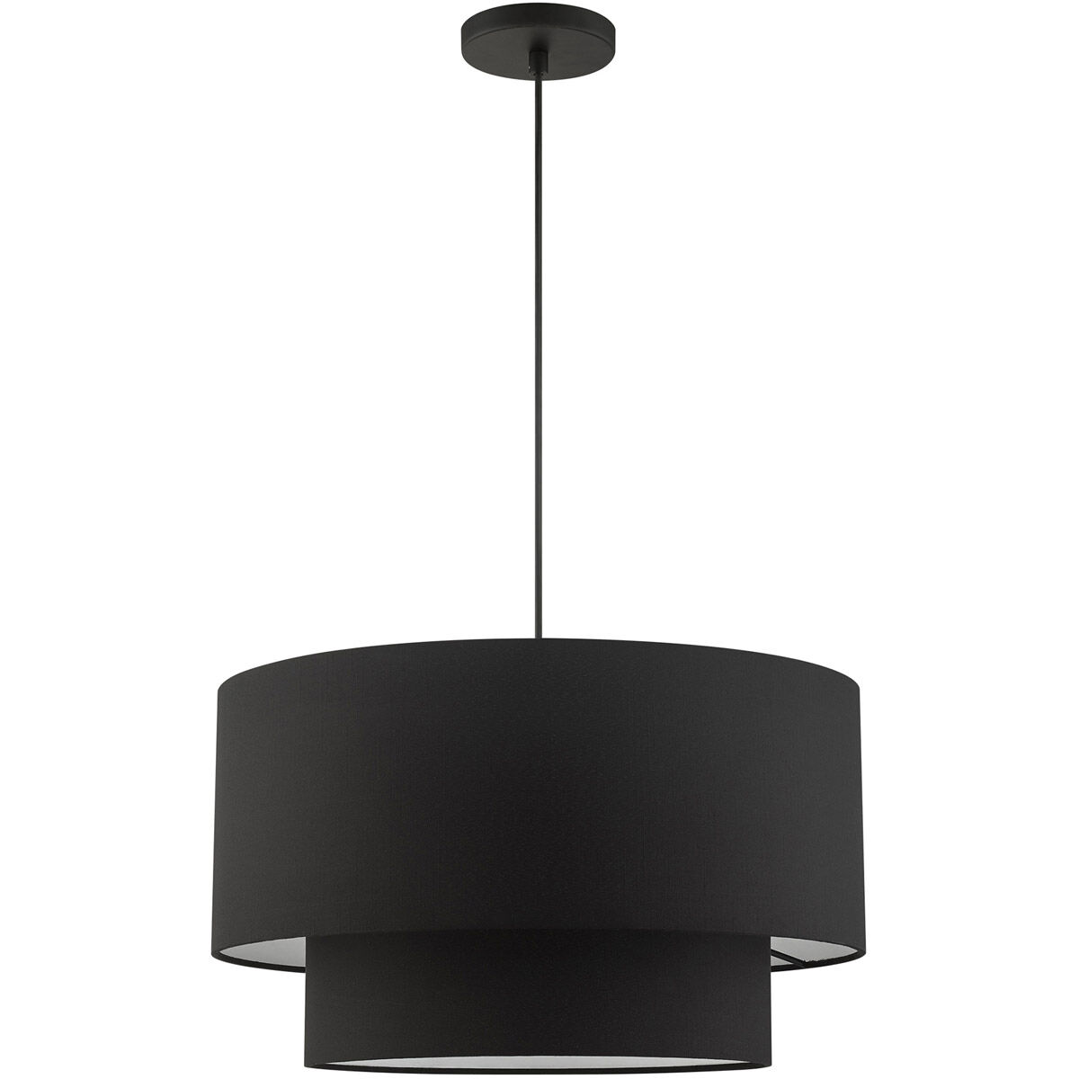 Bainbridge 3 Light 20 inch Black Pendant Ceiling Light