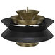 Arion 4 Light 29 inch Antique Brass Pendant Ceiling Light