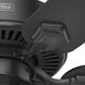 Swanson 44 inch Matte Black with Matte Black/Light Gray Oak Blades Ceiling Fan