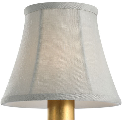 Visual Comfort Clip Mist Silk Bell Empire 5 inch Empire Shade, 5in
