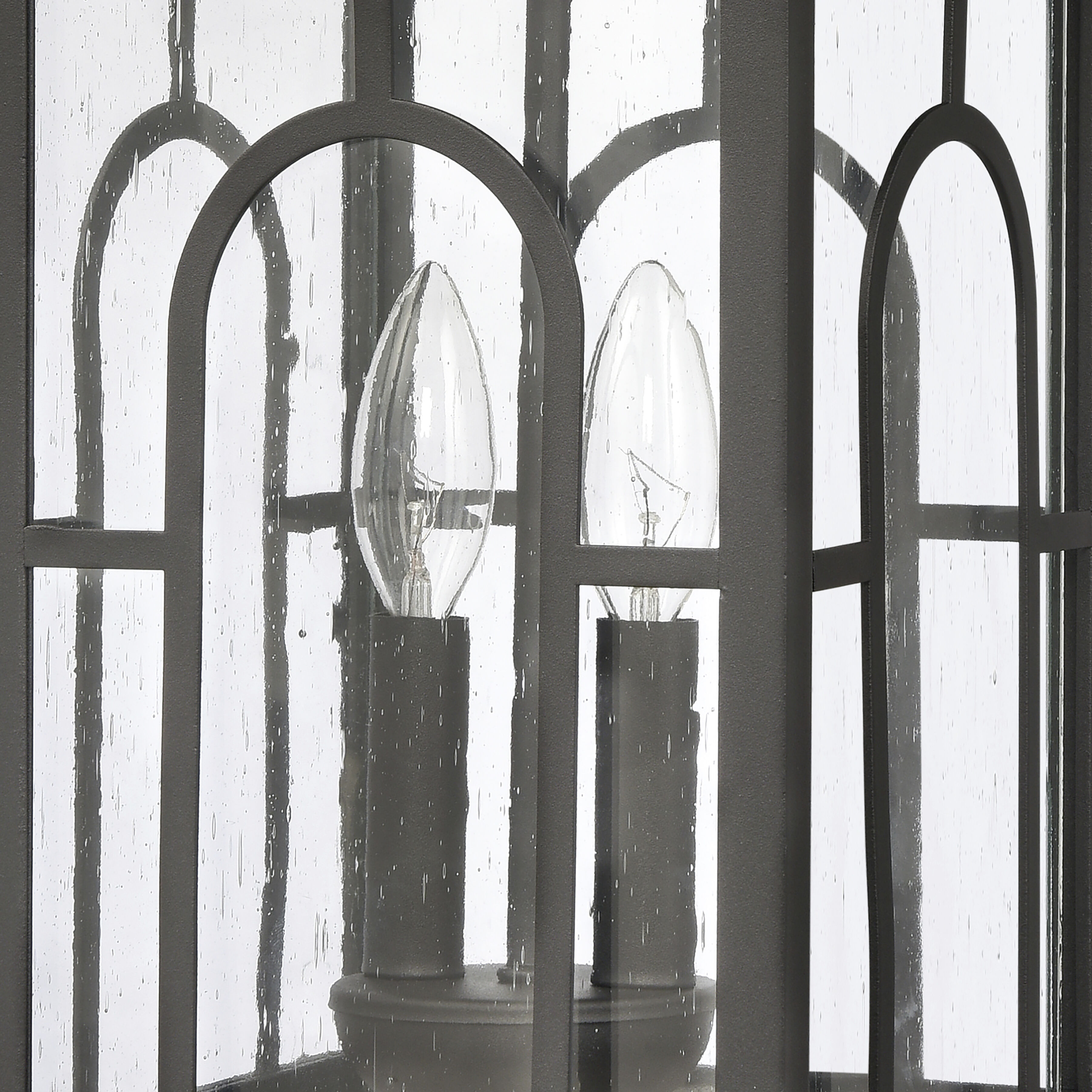 Triumph 2 Light 21 inch Textured Black Outdoor Wall Sconce