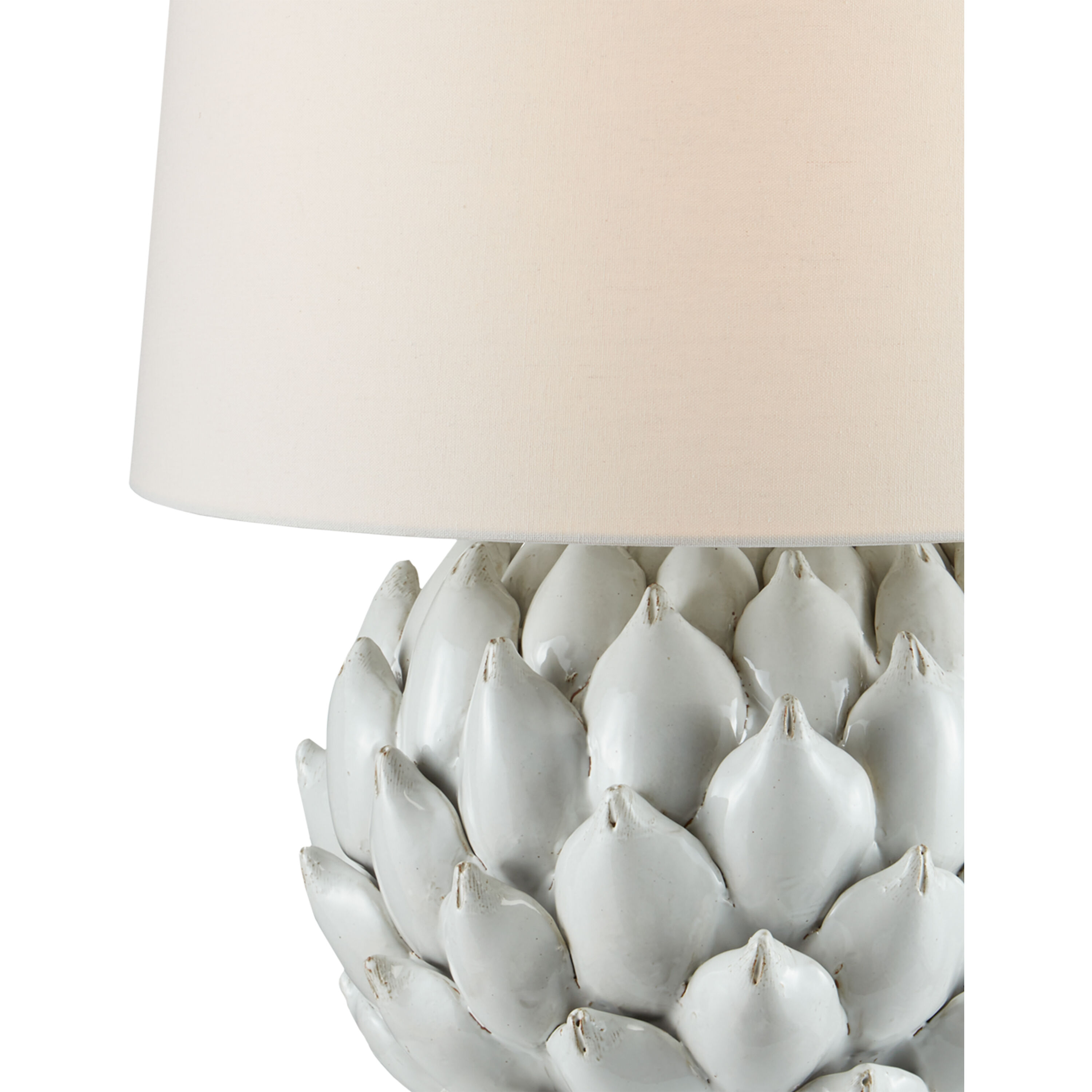 Cynara 25 inch 150 watt Antique White Table Lamp Portable Light