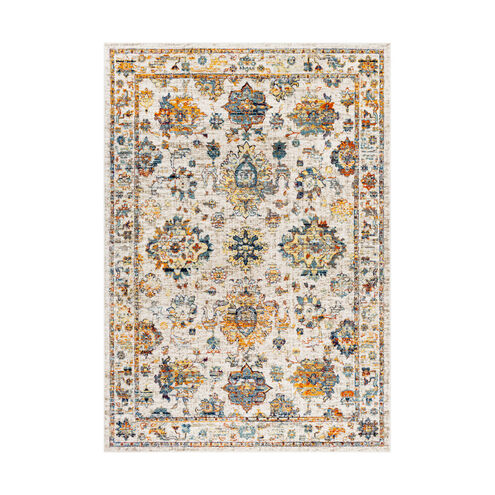 John 87 X 63 inch Aqua/Dark Blue/Bright Orange/Bright Red Rugs, Rectangle