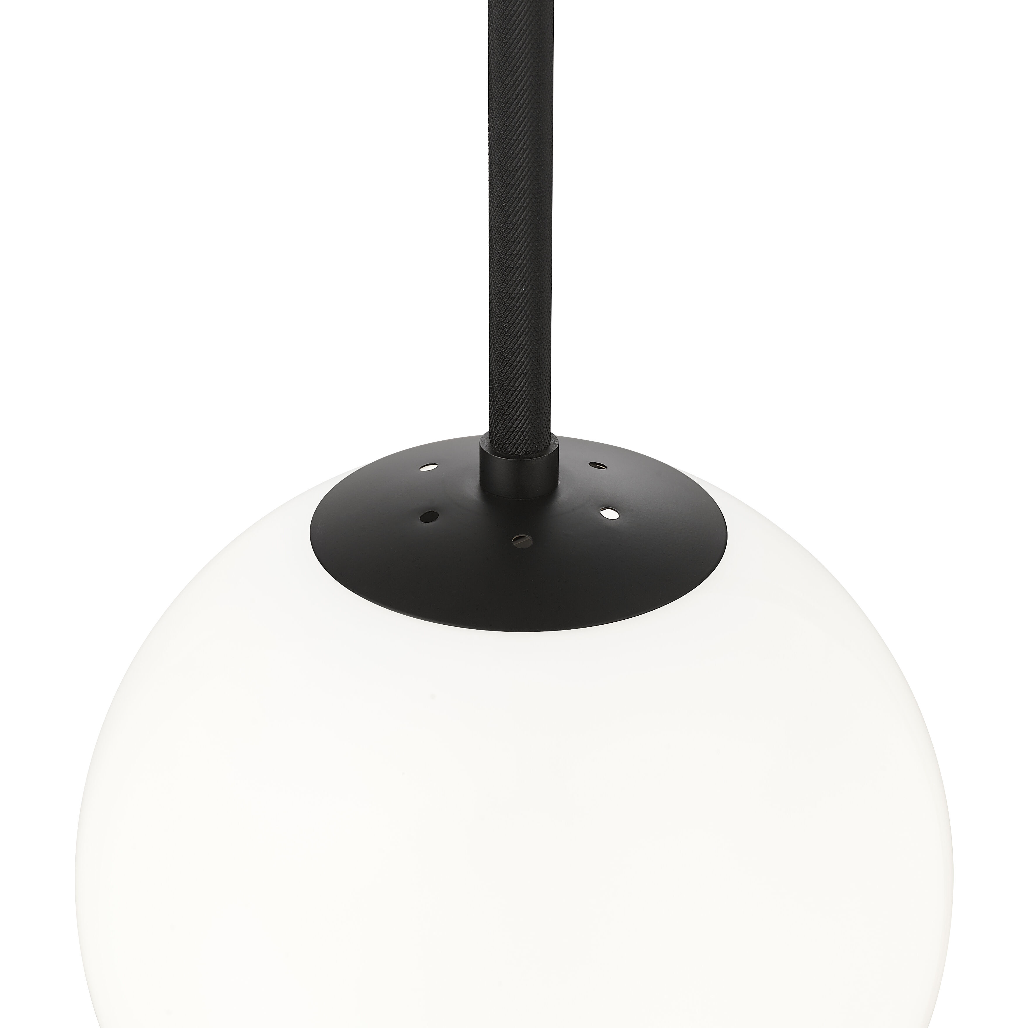 Kairo 1 Light 12 inch Matte Black Pendant Ceiling Light