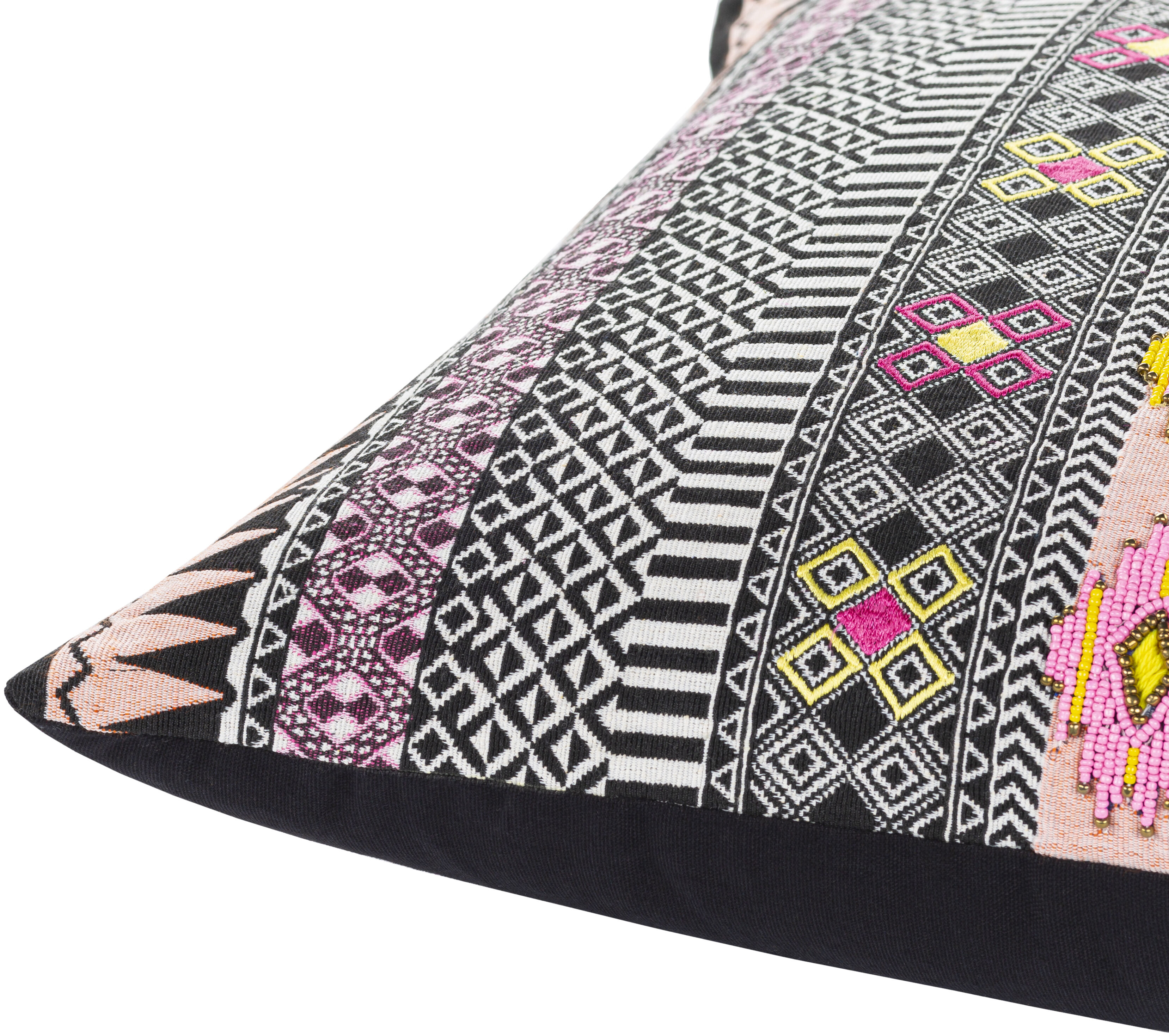 Haruki 20 X 20 inch Black Pillow Kit, Square