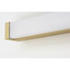 Spec Vanity LED 48 inch Gold Bath Vanity Wall Light