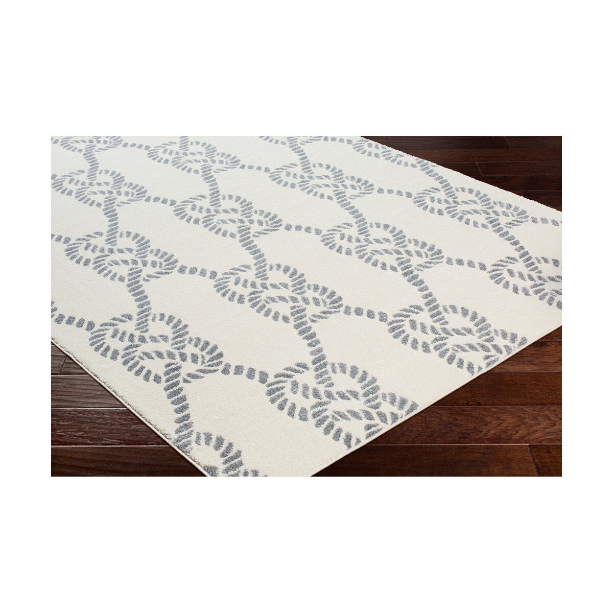 Horizon 87 X 31 inch Medium Gray/Cream Rugs, Runner