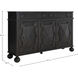 Ezekiel 67 X 18 inch Cerused Forest Black and Antique Bronze Sideboard