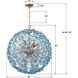 Esme 12 Light 28 inch Aged Brass Chandelier Ceiling Light