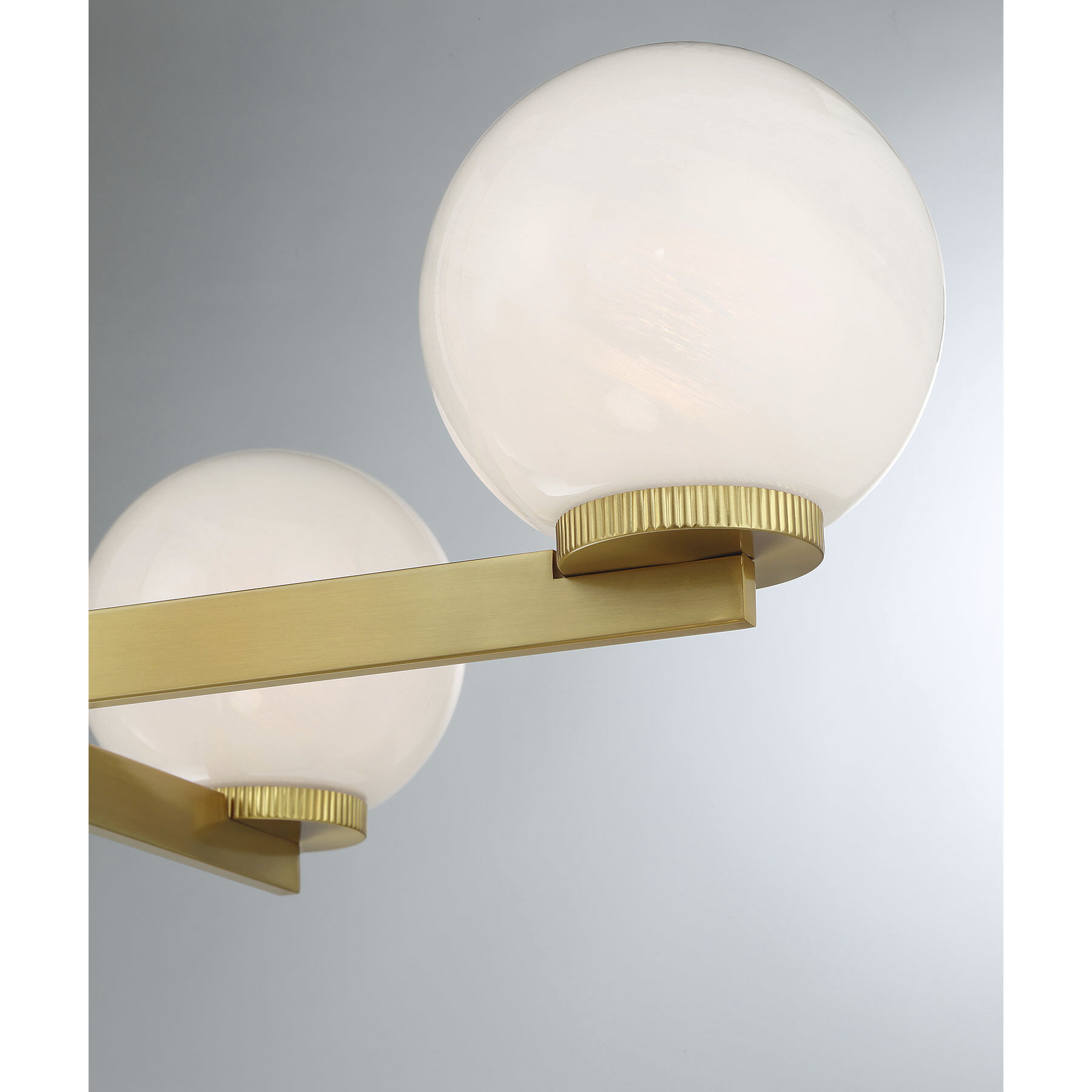 Modern 4 Light 38 inch Natural Brass Chandelier Ceiling Light