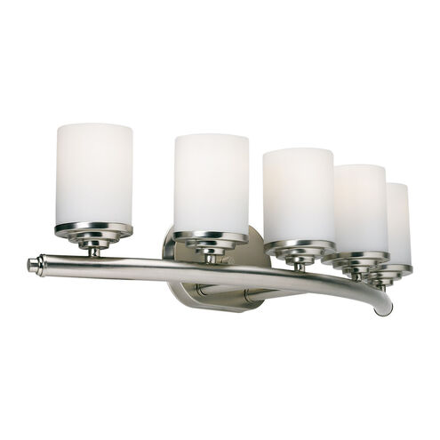 Signature 5 Light 29 inch Brushed Nickel Vanity Light Wall Light