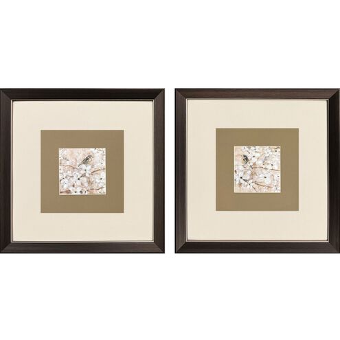 Fragrant Perch Brown and Gray Framed Art