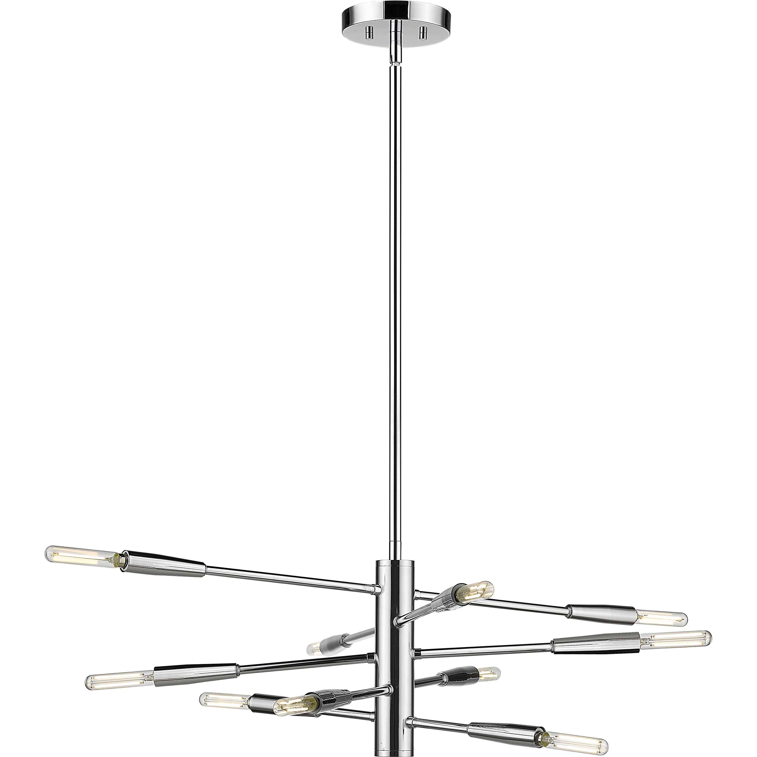 Ascension 10 Light 23.25 inch Chrome Chandelier Ceiling Light