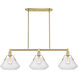 Luna LED 41.75 inch Satin Brass Island Light Ceiling Light