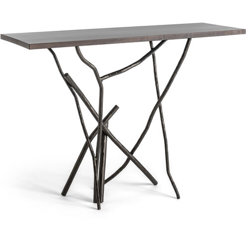 Brindille 46 X 16 inch Dark Smoke Console Table in Maple Espresso, Wood Top