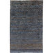 Galloway 96 X 60 inch Navy, Khaki, Dark Brown Rug